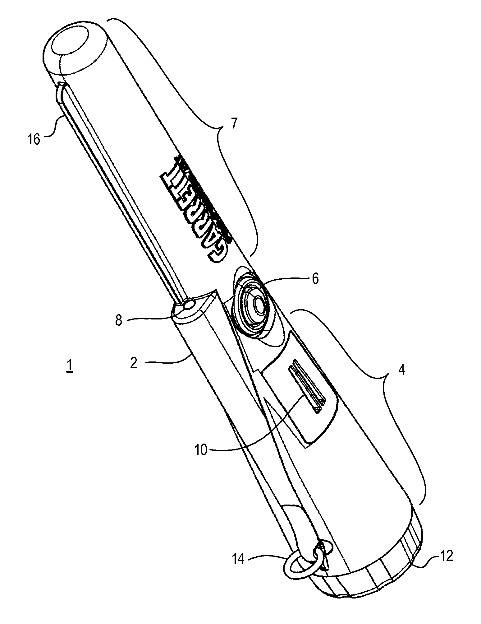 Metal detector with hermetic housing