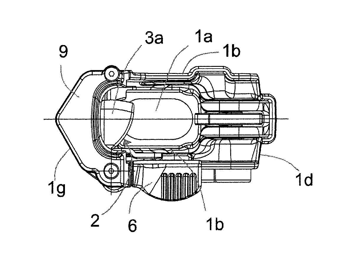 Handgun holster provided with a shutter safety lock