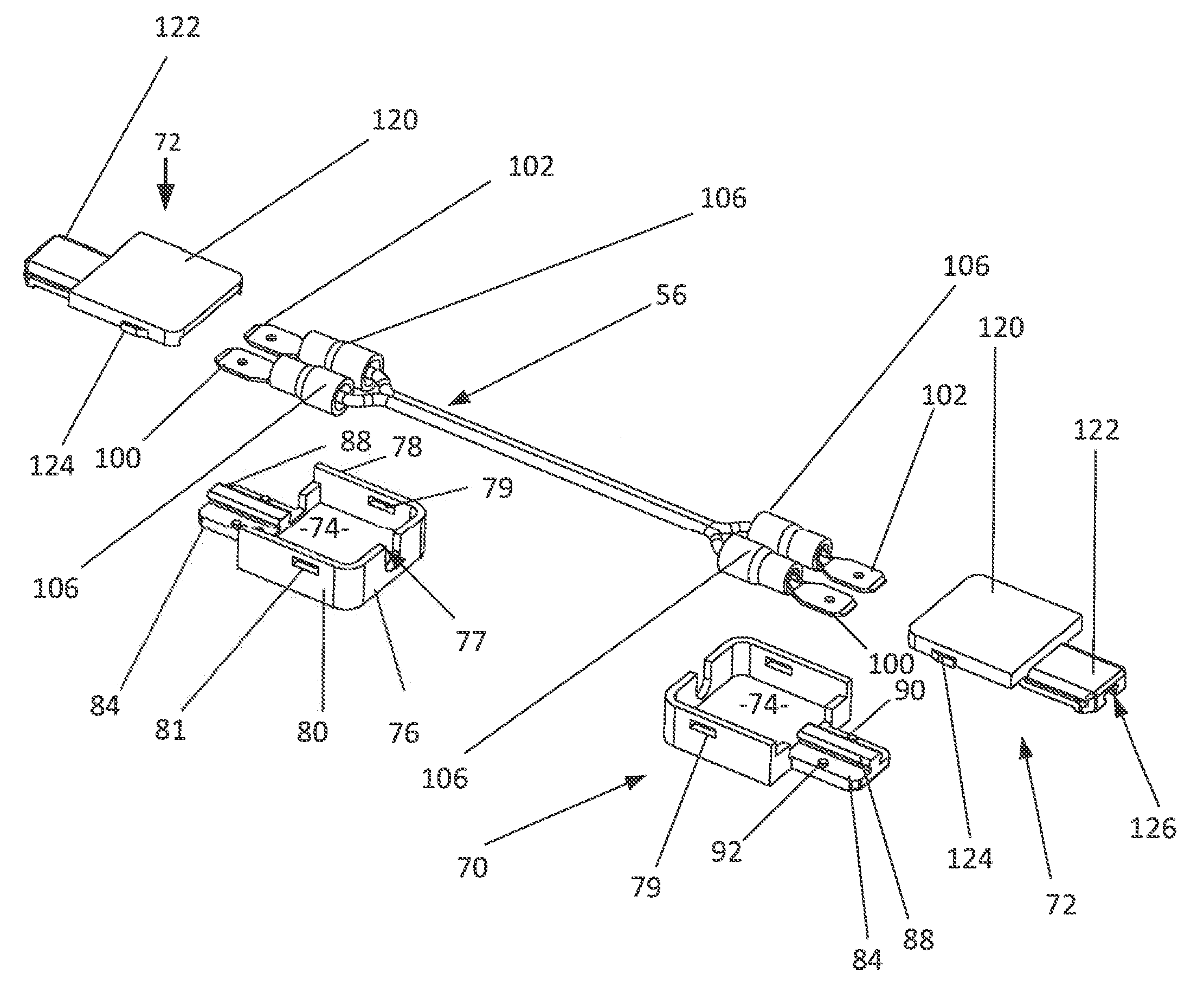 Electrical Assembly for Connecting Components of a Lighting System for Illuminating Store Shelving