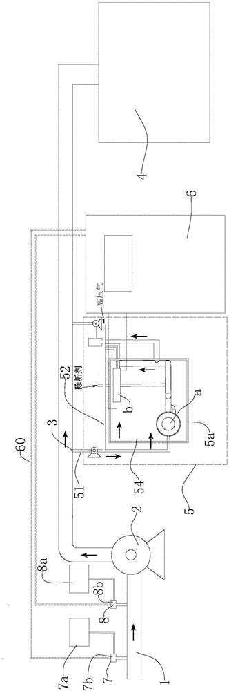 Sewage treating device