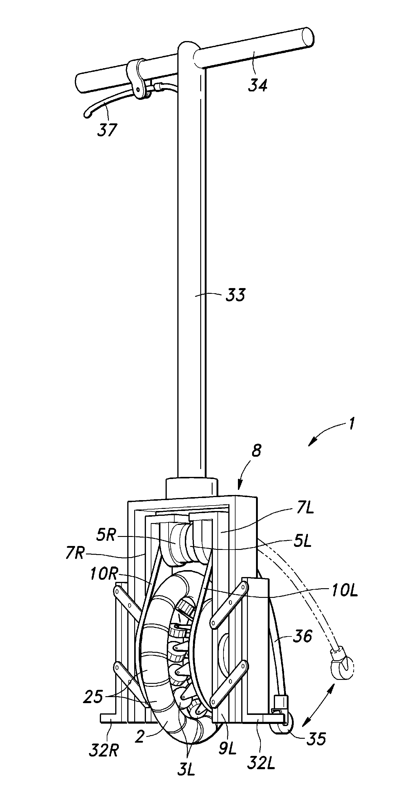 Friction drive vehicle