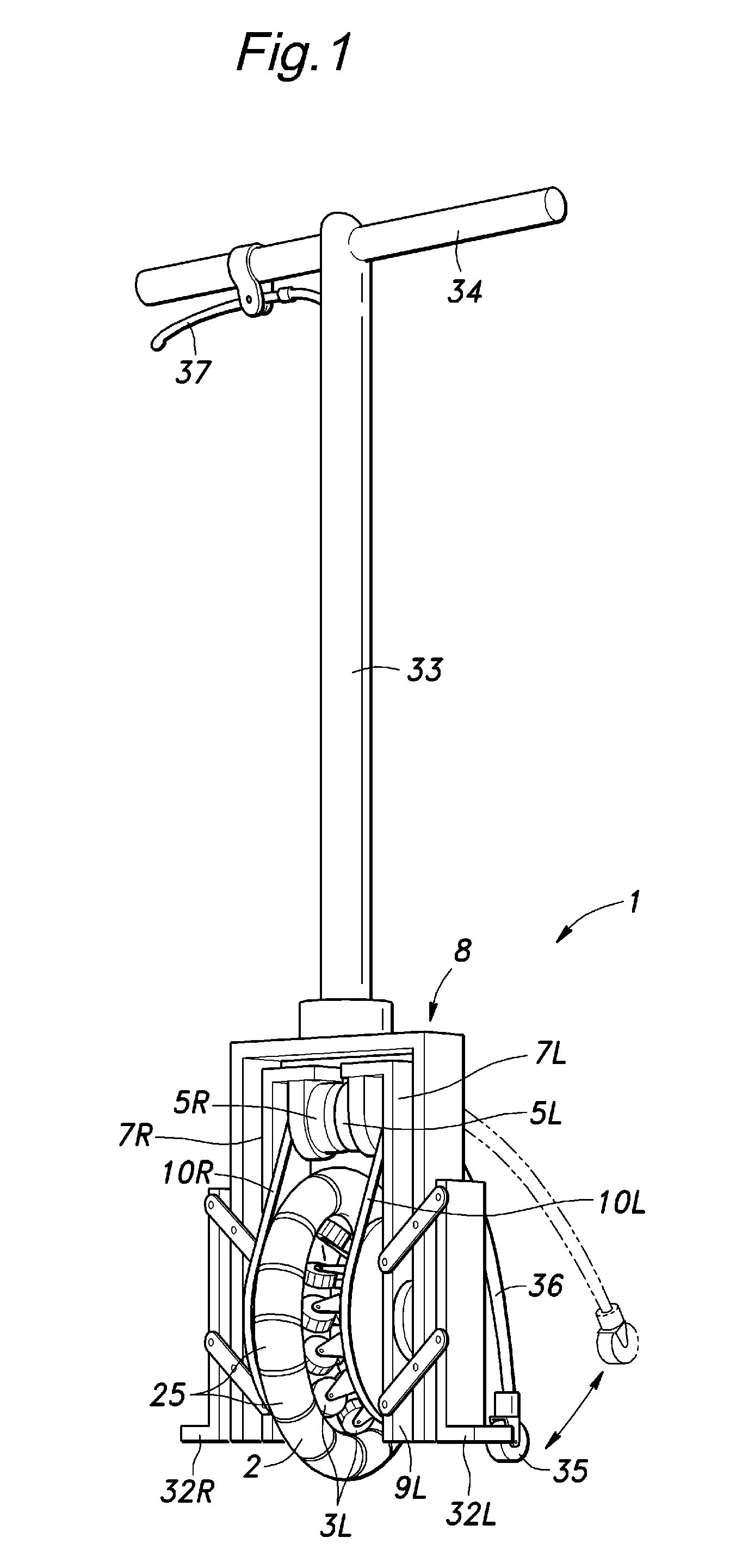 Friction drive vehicle