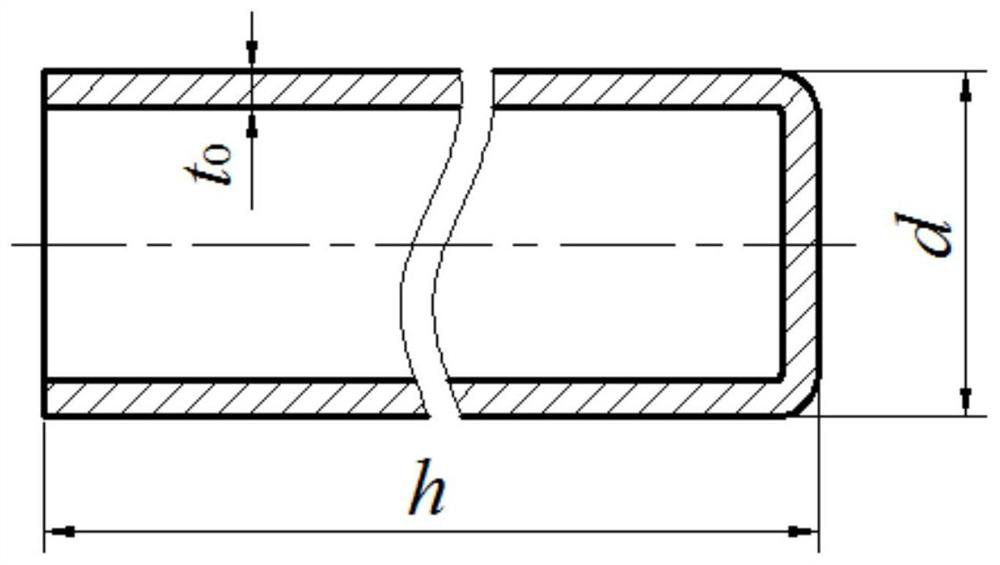 A precise plastic forming method for deep cup-shaped thin-walled parts