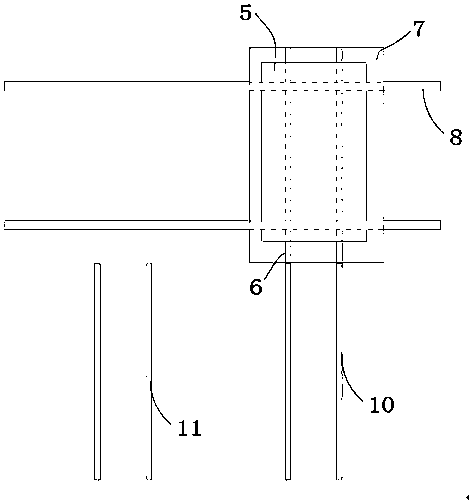 Brick making slurry bubble removing system and application method thereof