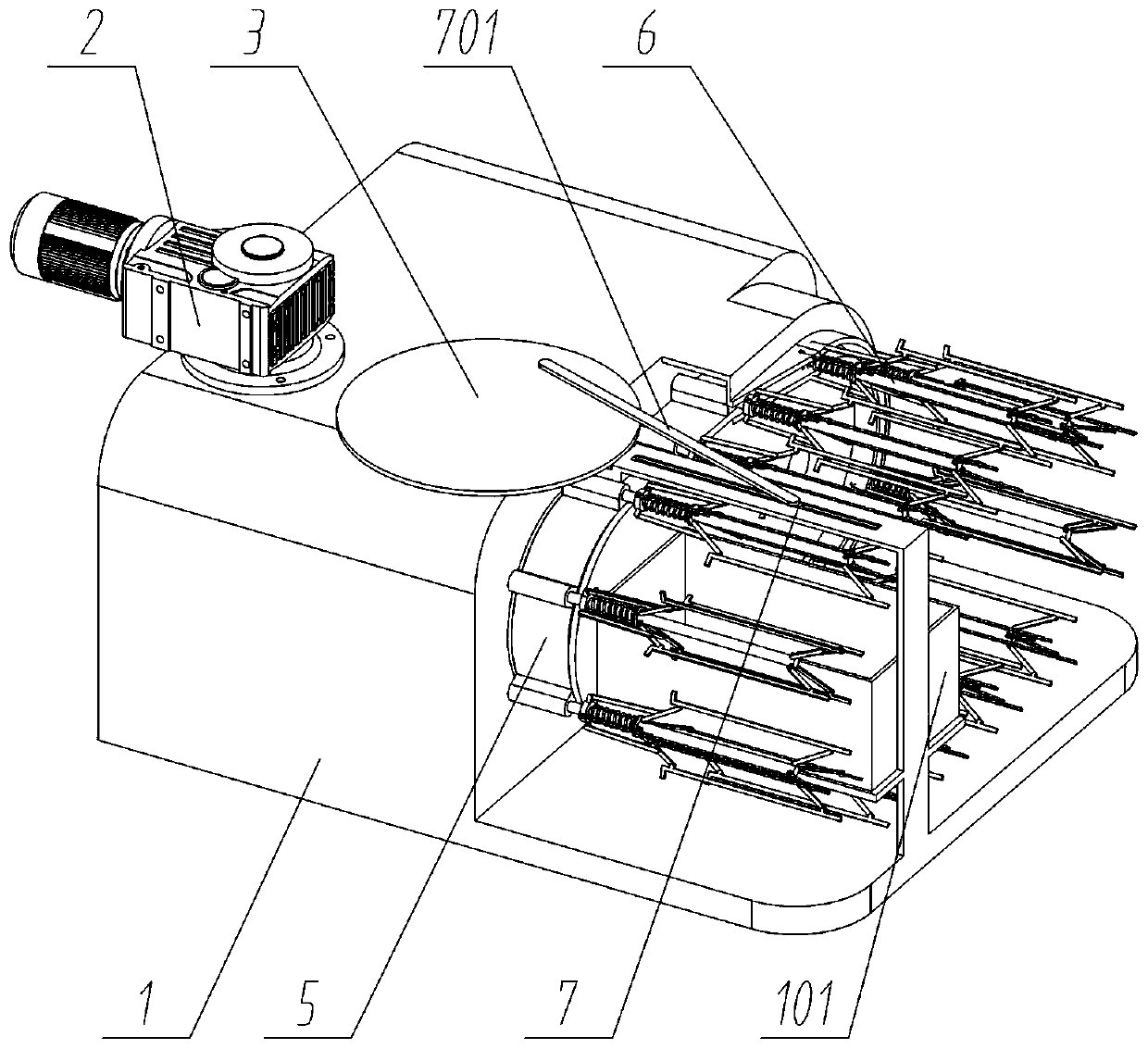 Ermine muff cutting device for ermine production