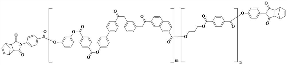 Thermotropic aromatic liquid crystal copolyester and preparation method thereof