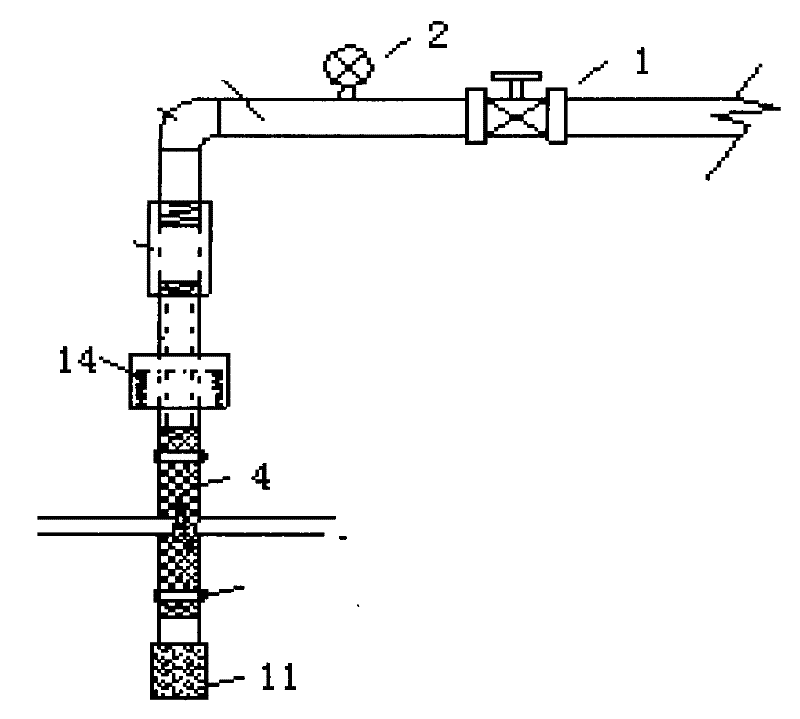 Method for remedying oil pollution by unitedly using air shatter crack and microorganism and device thereof