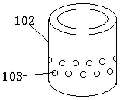 A stabilizing device that facilitates the measurement of the fuel injection quantity of the fuel injector