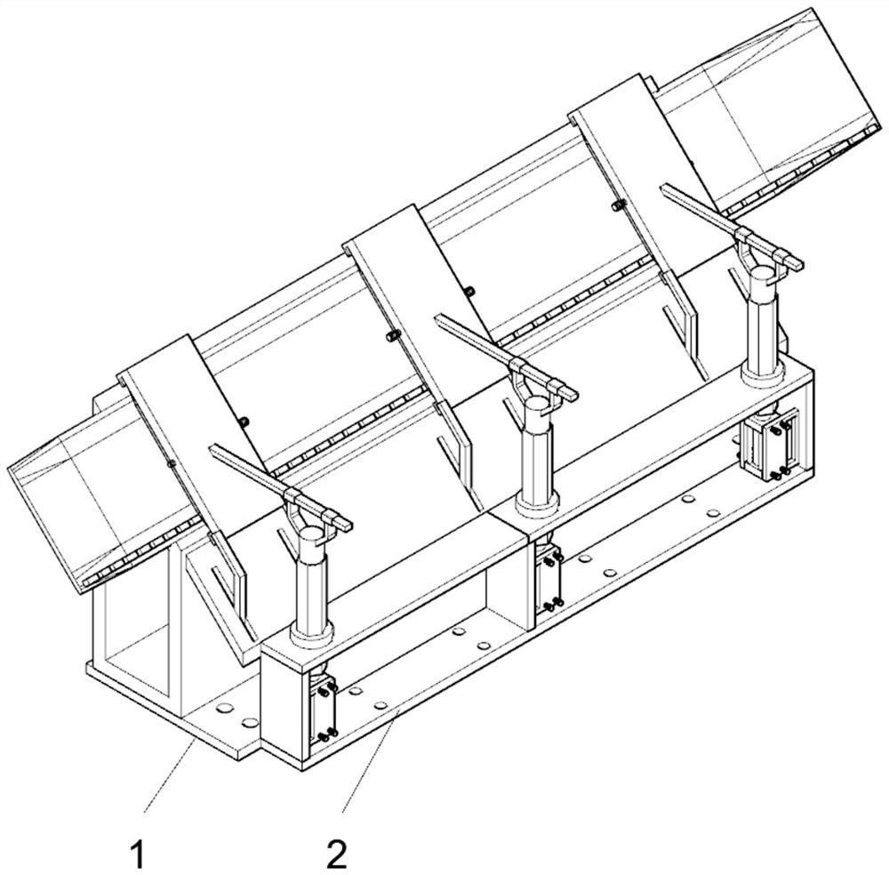 A cleaning device for cleaning the outer surface of glass