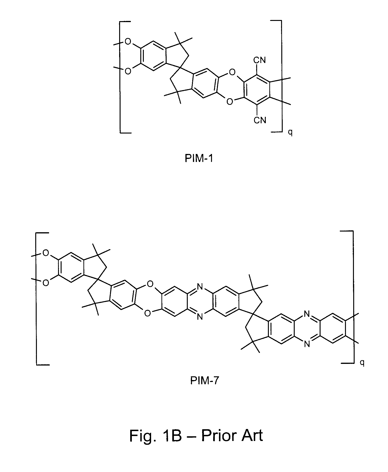 Ladder polymers with instrinsic microporosity and process for production thereof