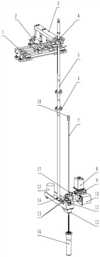 Irradiation test tube underwater cutting device