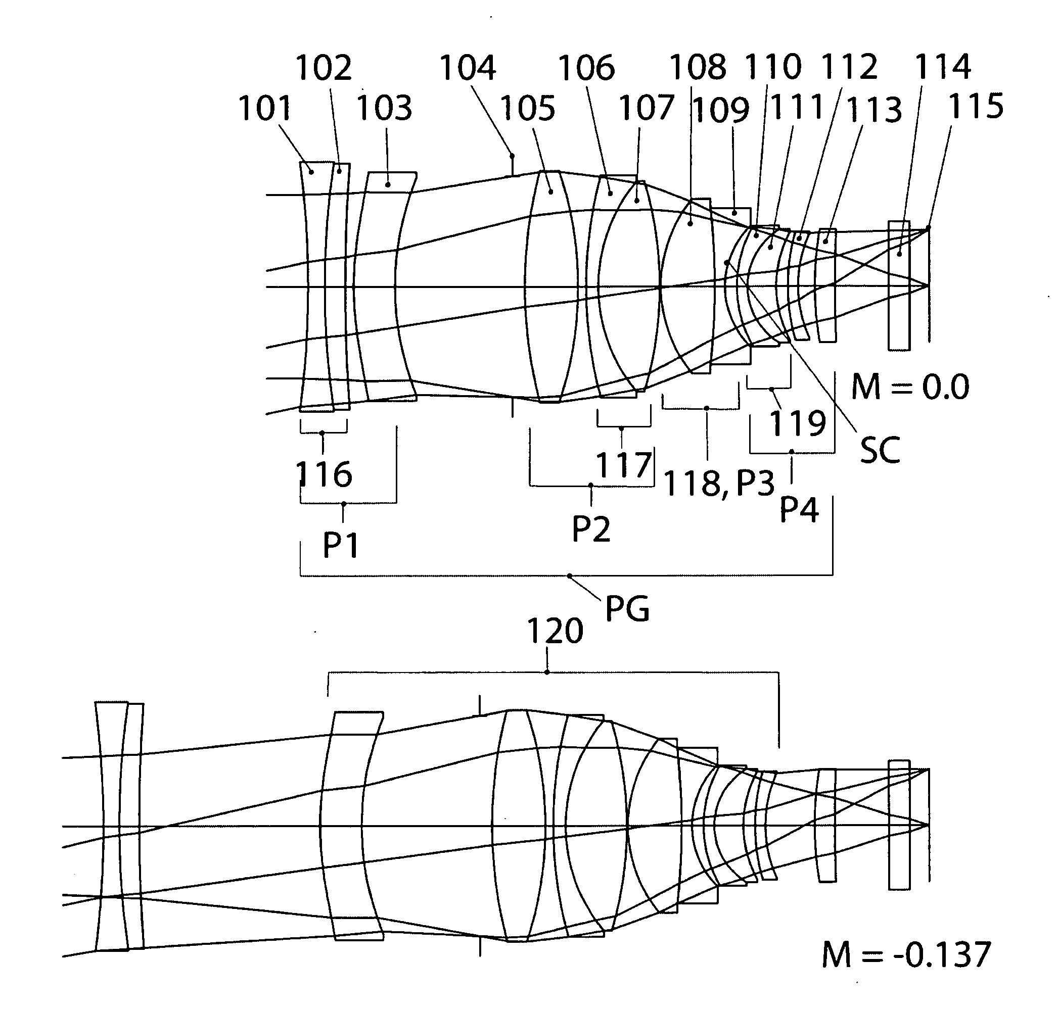 Large aperture imaging optical systems