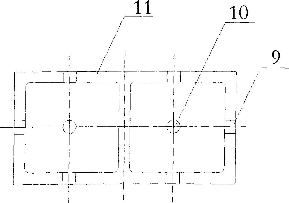 Combined type geomechanics model test stand device