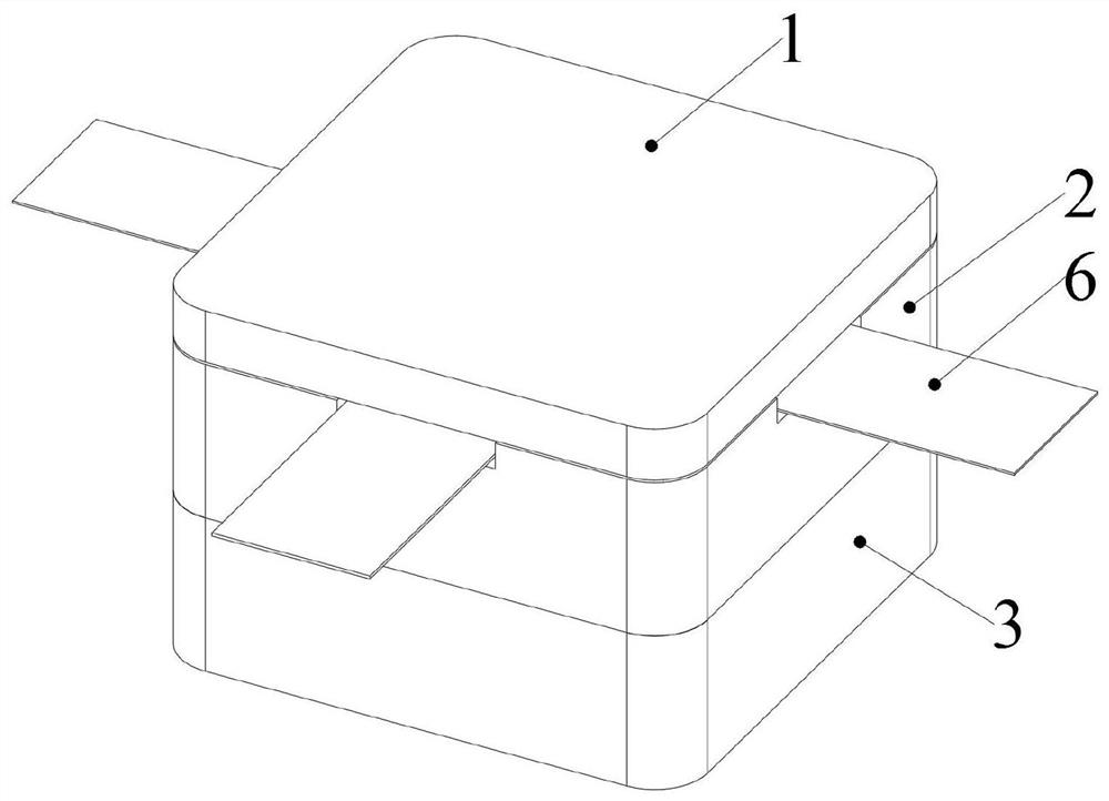 Dynamic weighing device based on multi-cantilever beam structure, and weighing method thereof