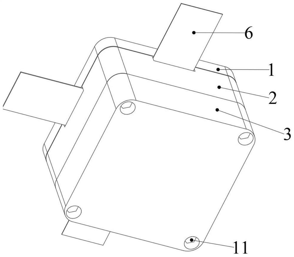 Dynamic weighing device based on multi-cantilever beam structure, and weighing method thereof