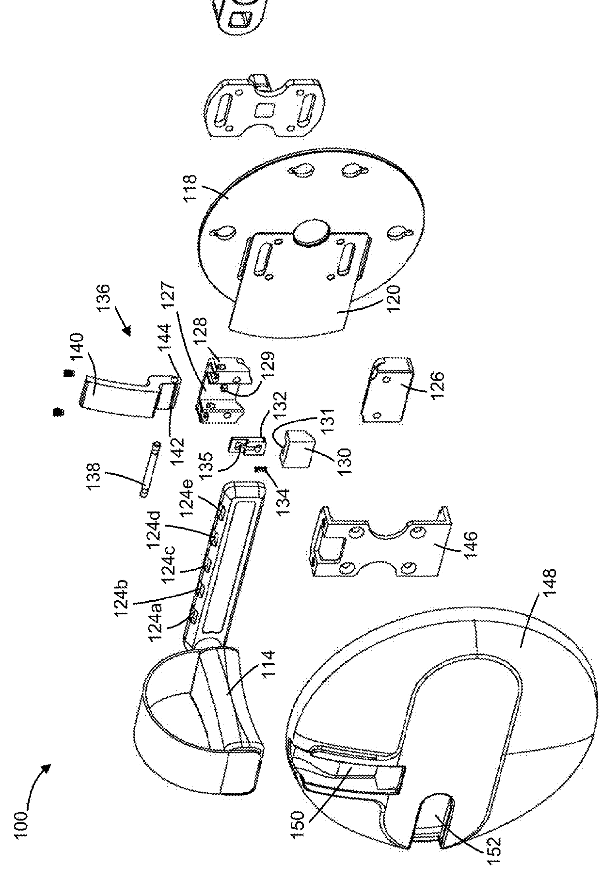 Stationary cycling pedal crank having an adjustable length