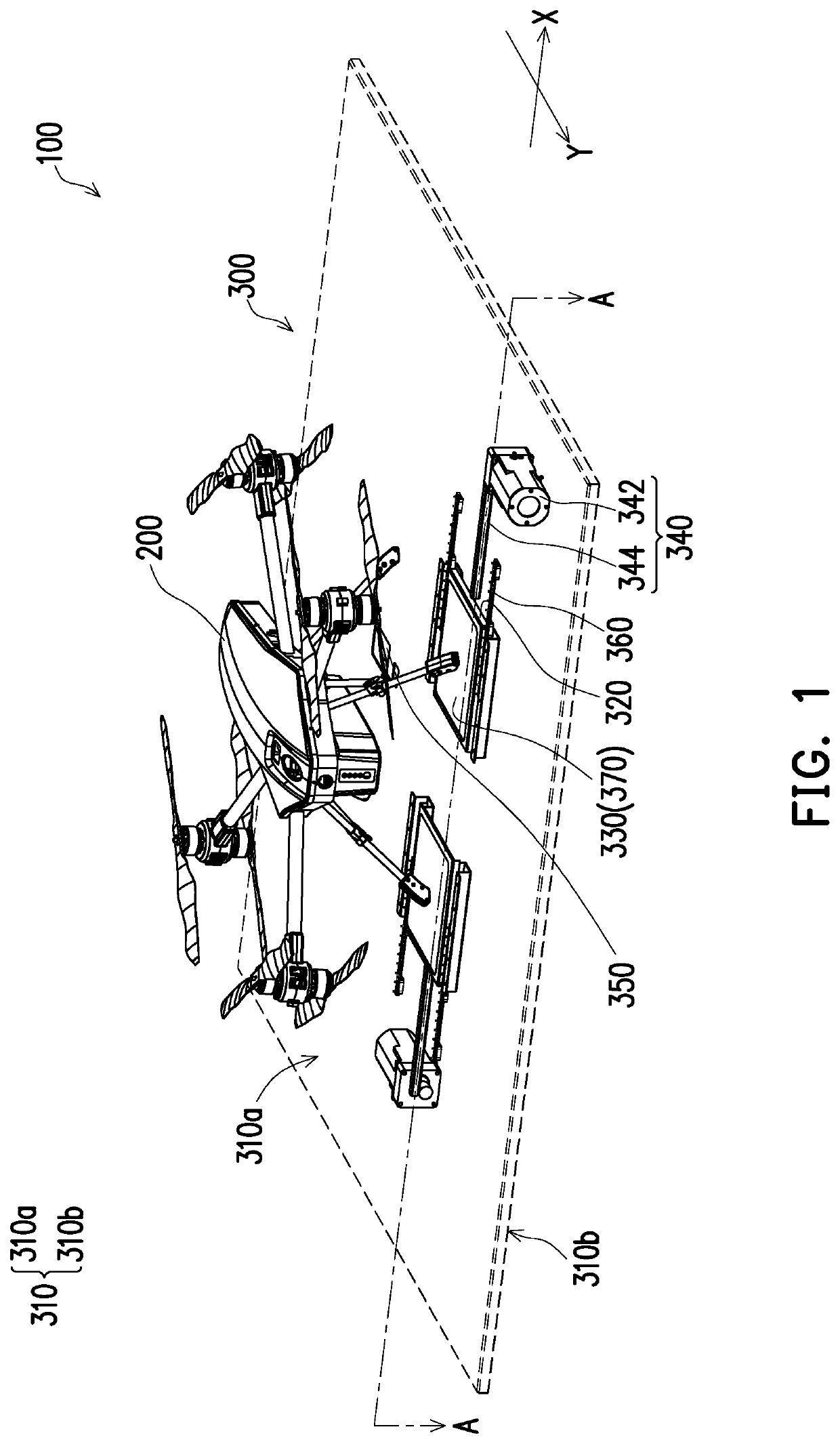 Charging station, charging system and charging method for a drone