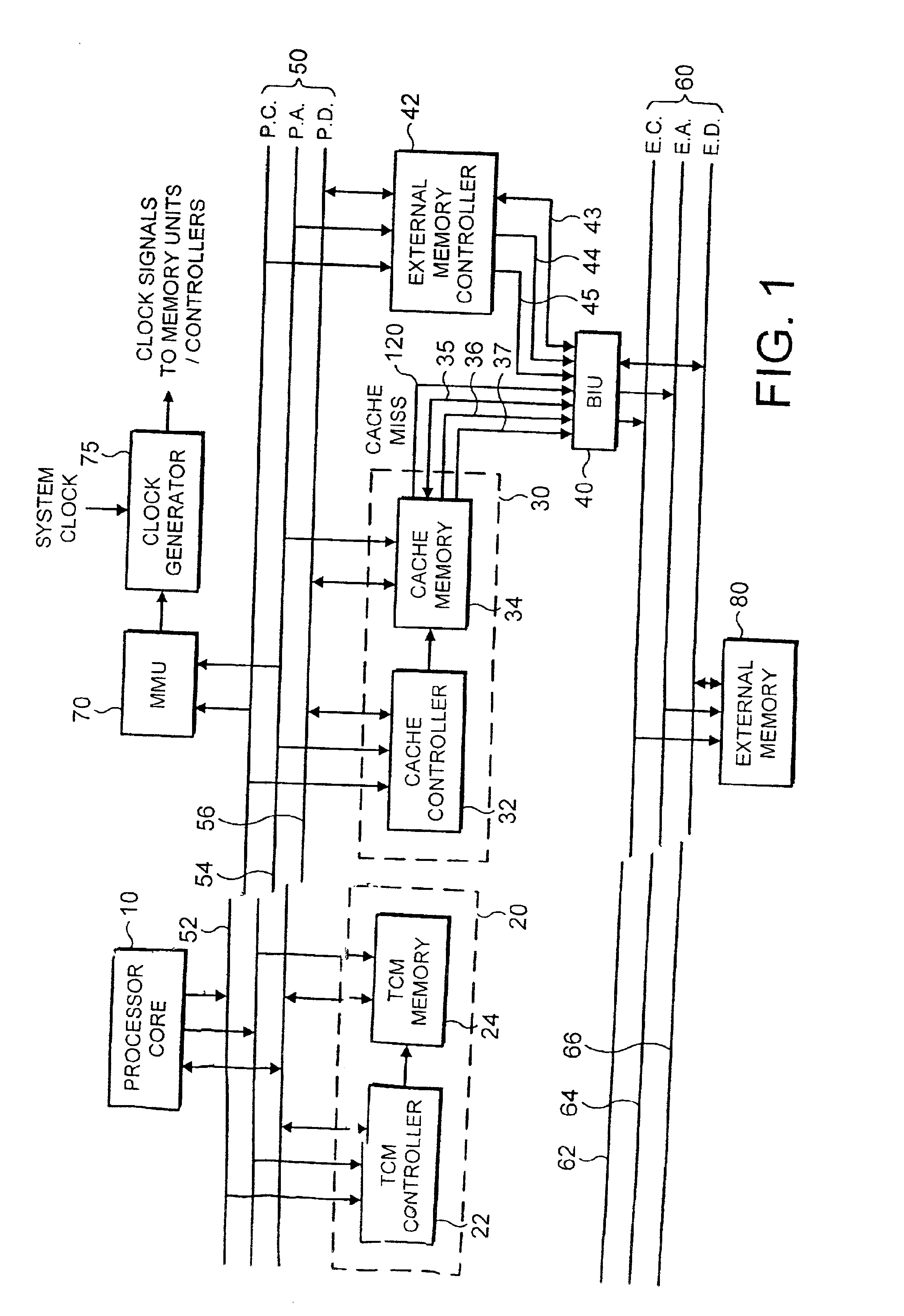 Accessing memory units in a data processing apparatus