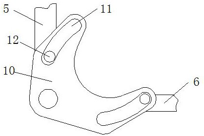 Novel door plate locking device and locking method