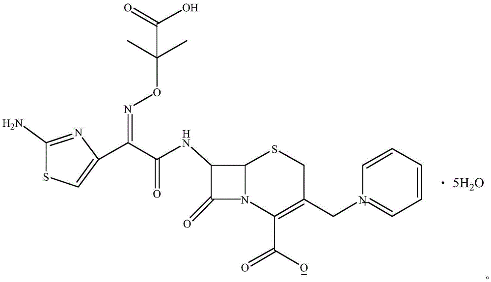 One-pot method for preparing ceftazidime