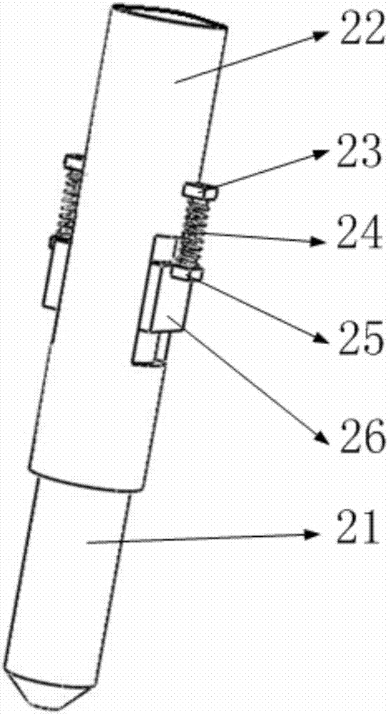 A breaking hammer with double cutting blades