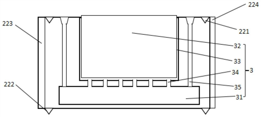 Guiding and draining side ditch made from building blocks and parameter determination method thereof