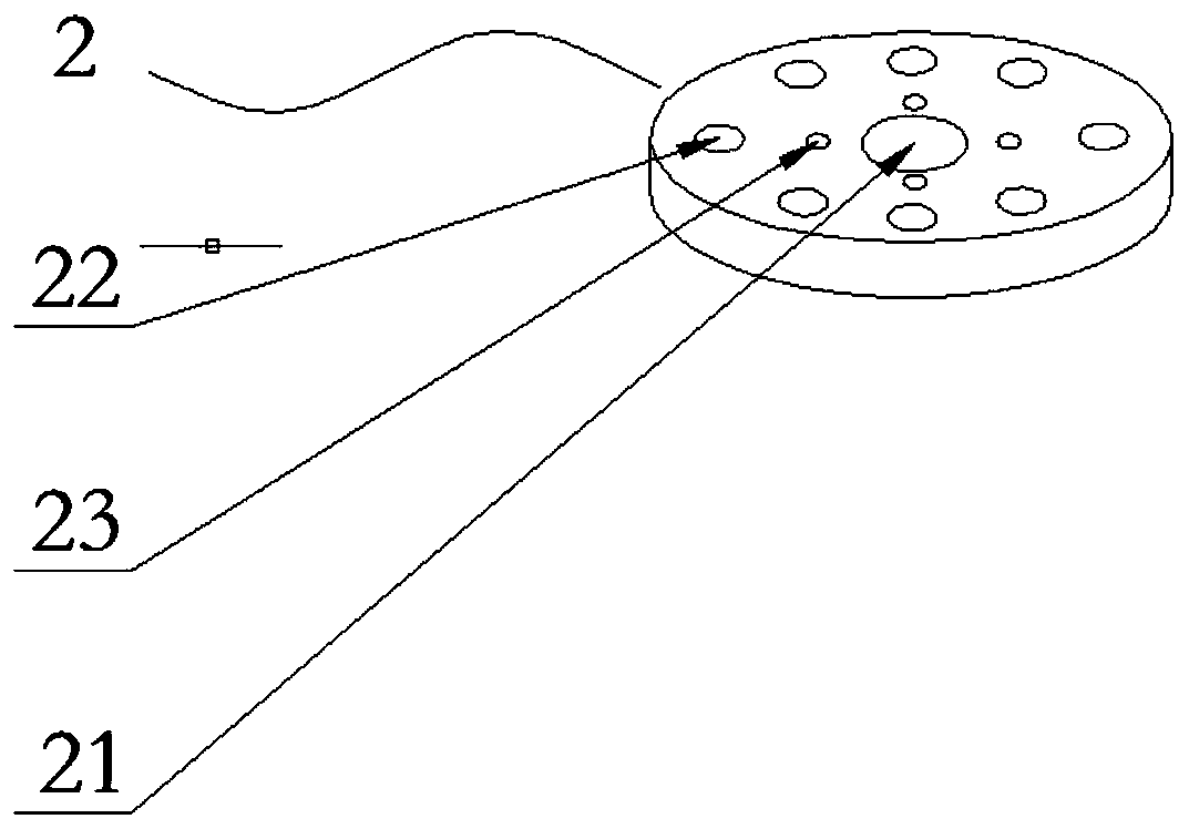 Disk lock scaffold