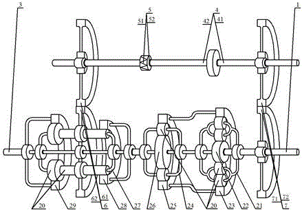 Composite overflow valve external type hydraulic torque converter and continuously variable transmission