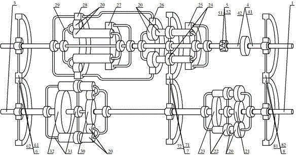 Composite overflow valve external type hydraulic torque converter and continuously variable transmission