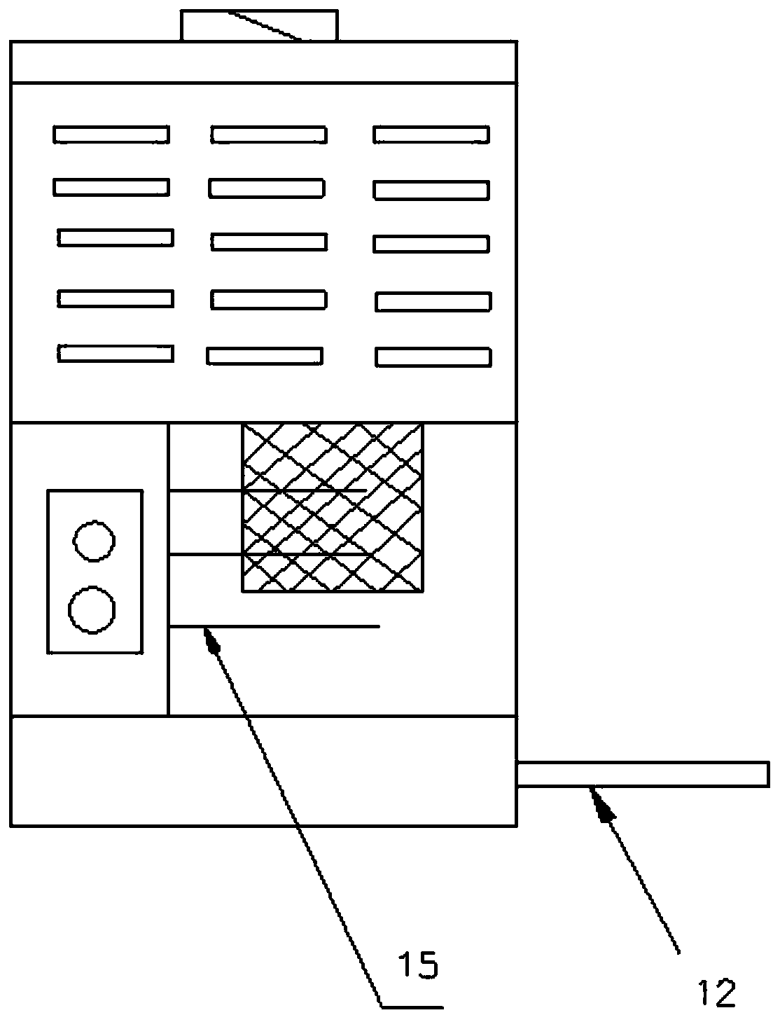 Visual kebab barbequing machine easy to clean