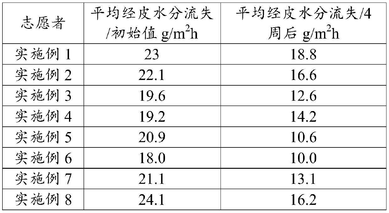 Skin care matrix and preparation method and application thereof