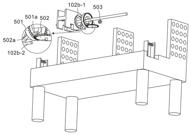 Core wire stripping tool table