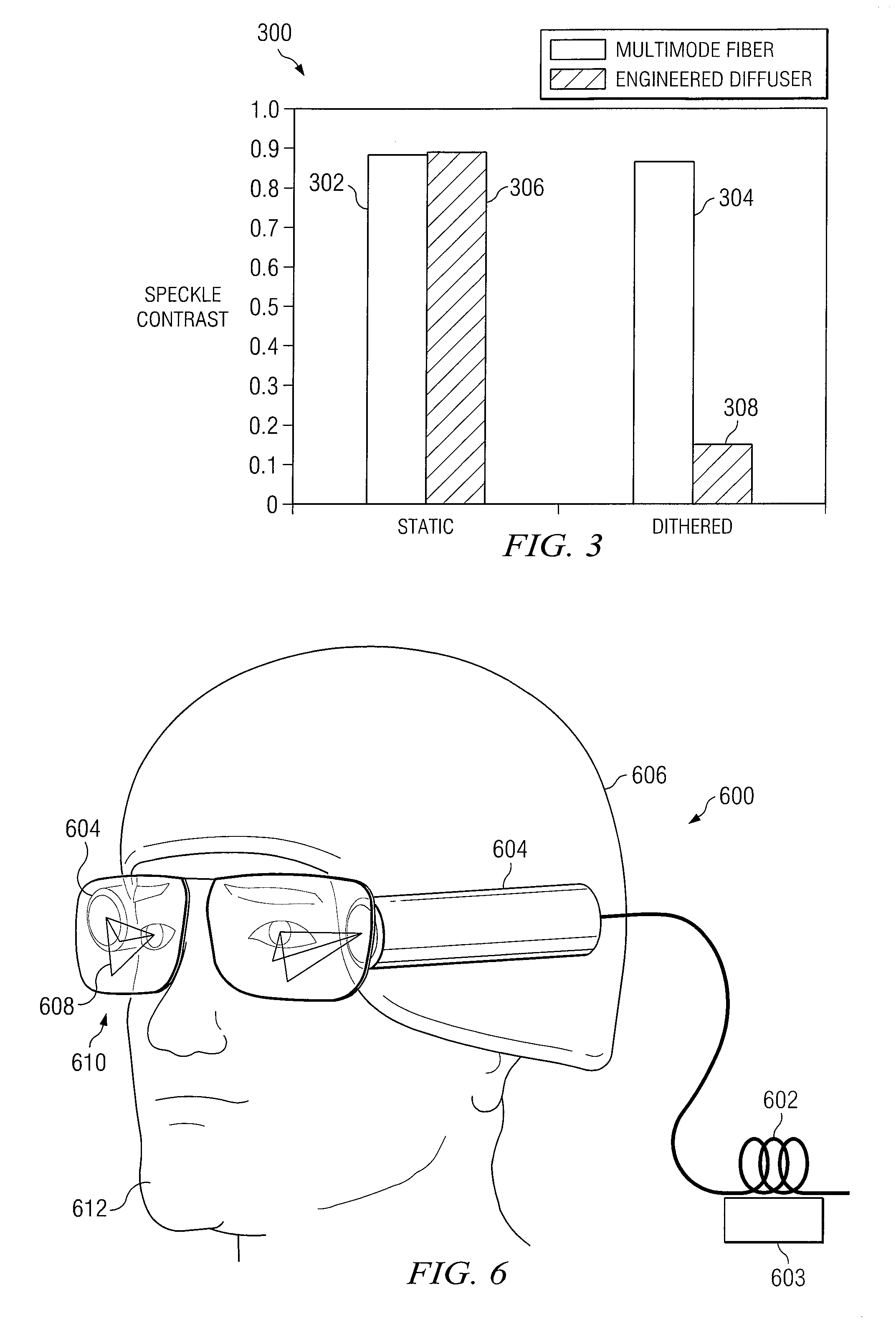 System and method for despeckling an image illuminated by a coherent light source