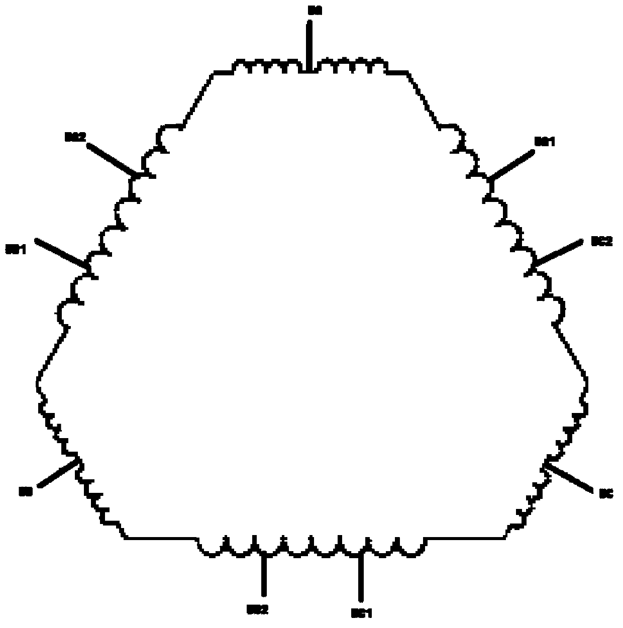 Multi-phase variable-frequency power source