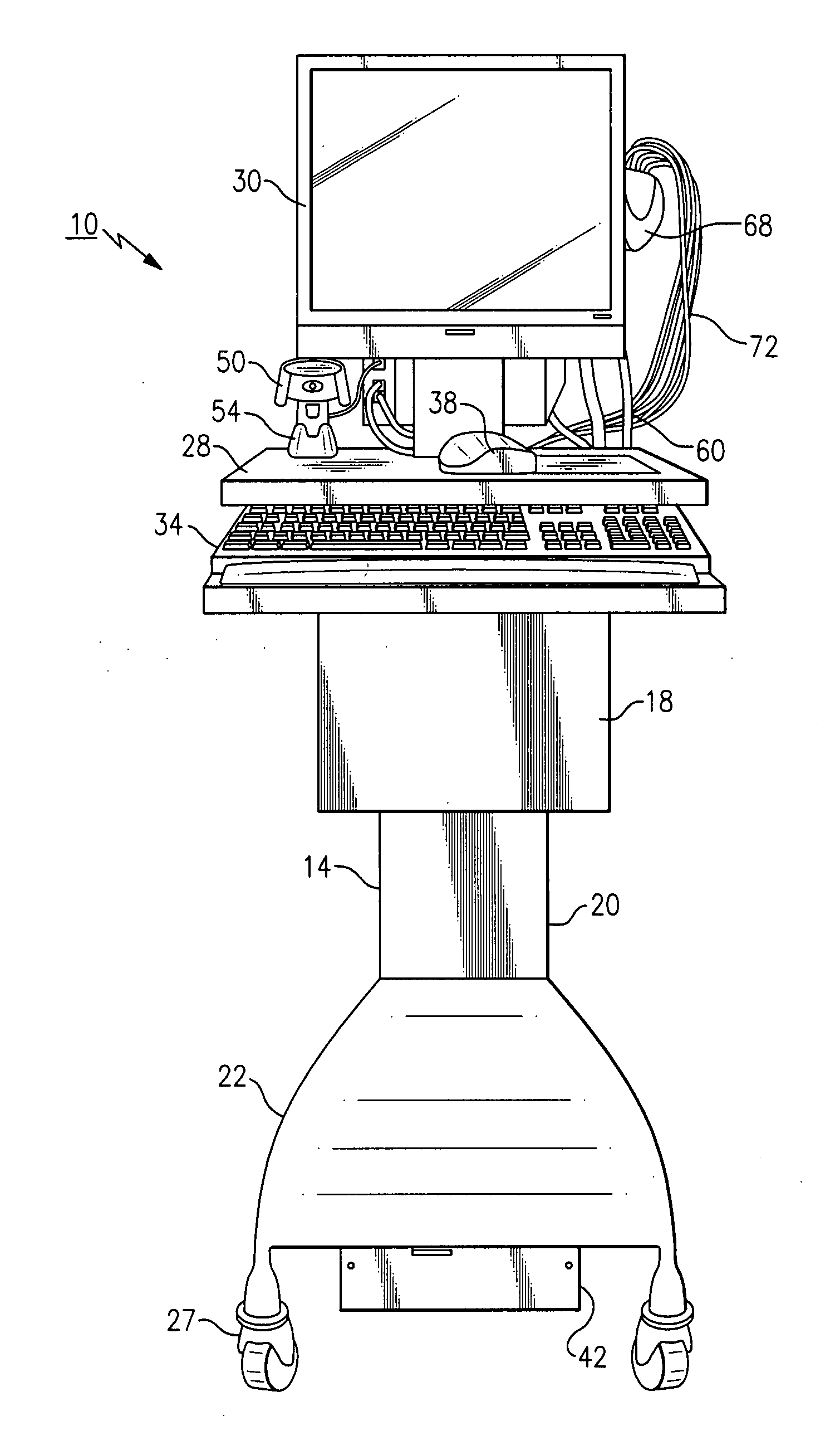 Information workflow for a medical diagnostic workstation