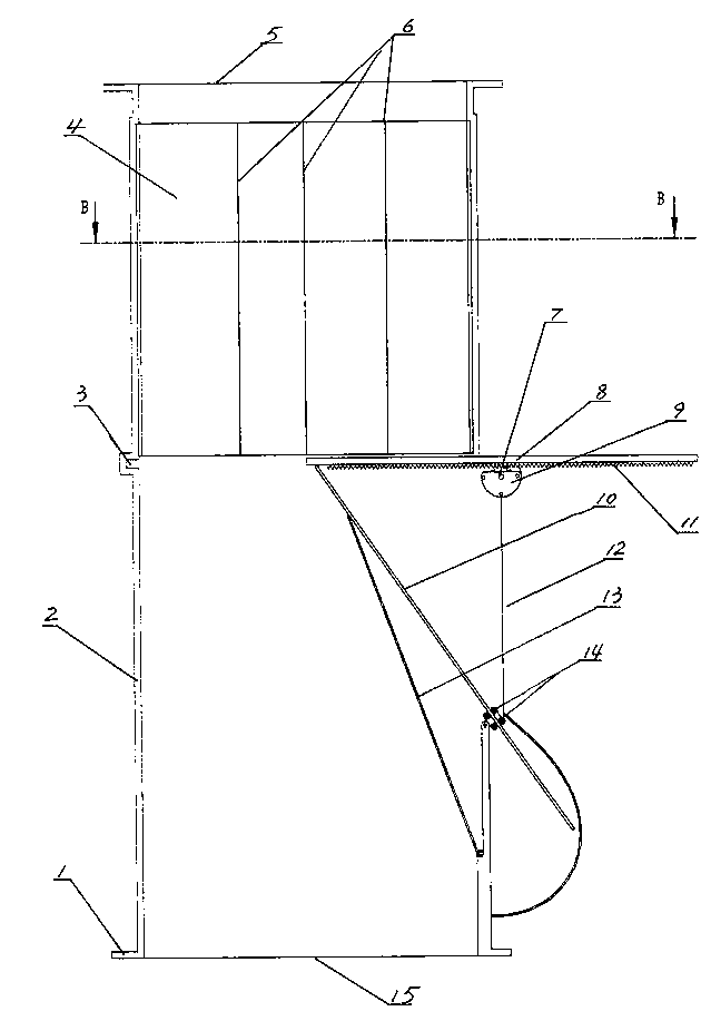 Air controlling device used for gathering air and generating electricity