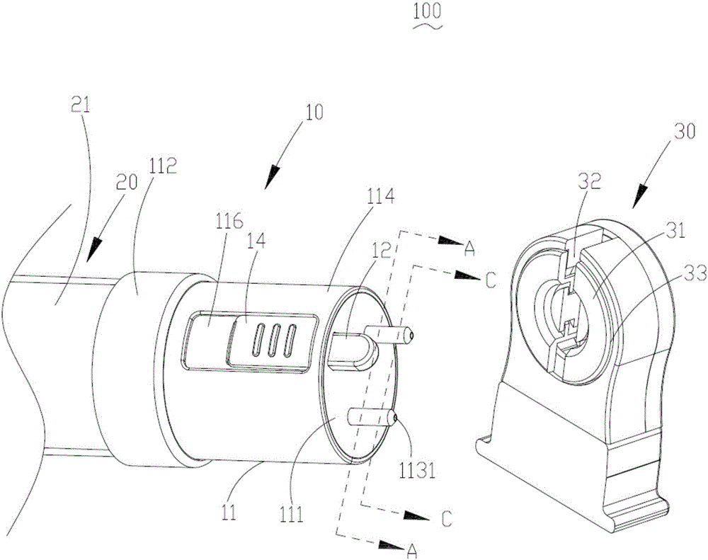 Adaptor, light source device and lighting equipment