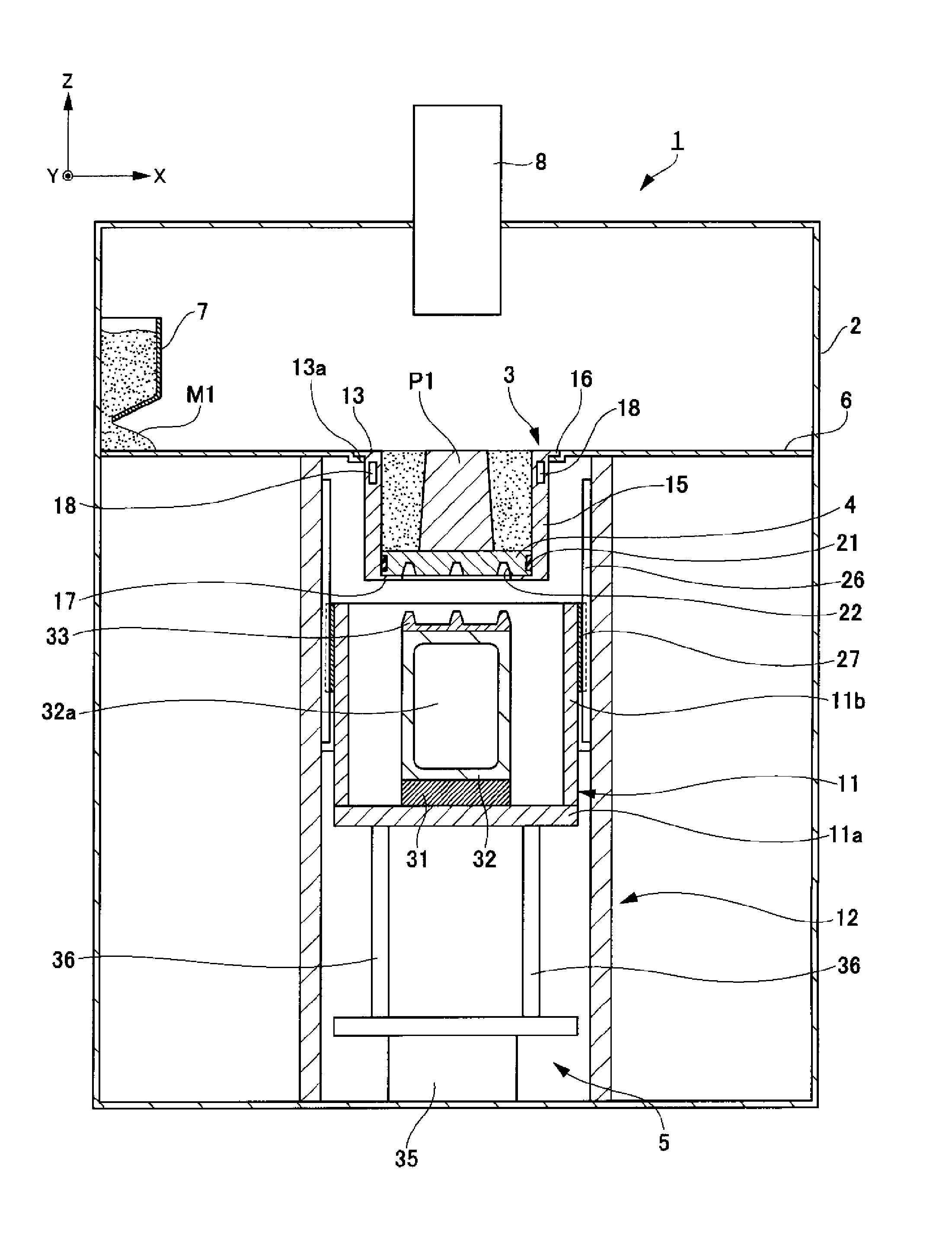 Machine and Method for Additive Manufacturing