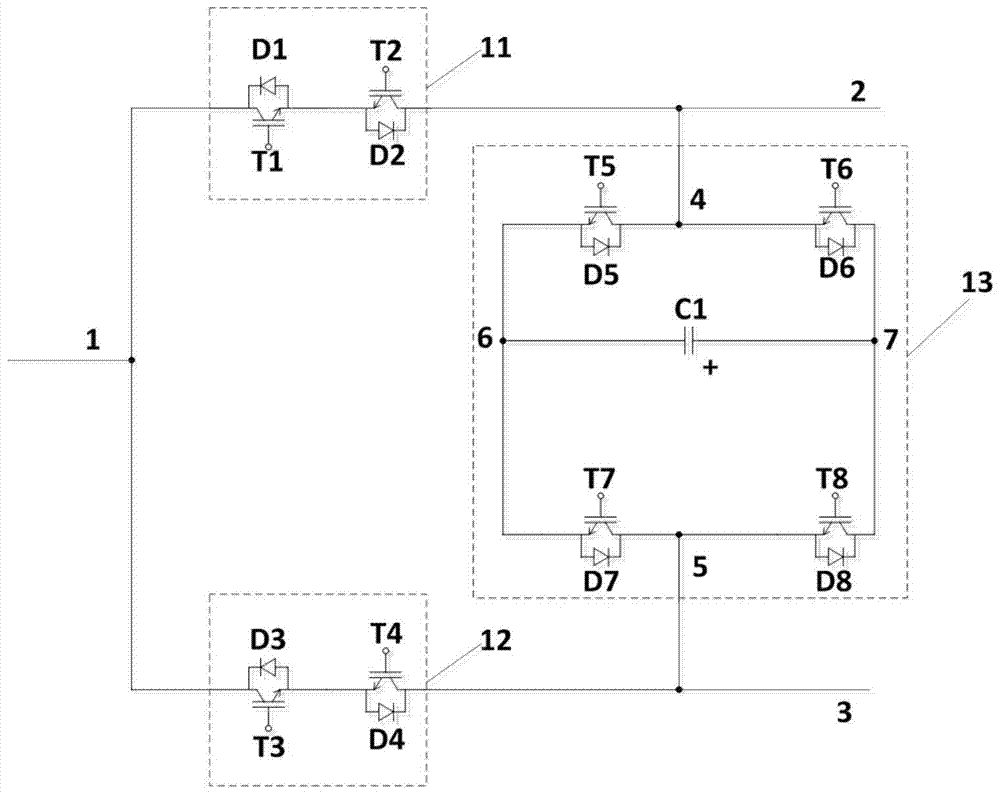 A DC Grid Power Flow Controller Topology