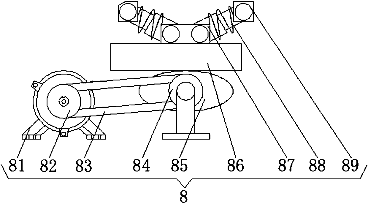 Sintering device for glass preparation