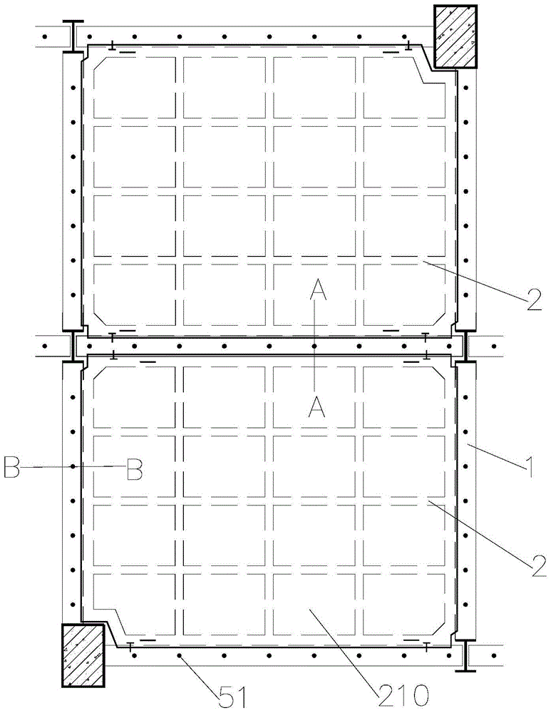 A kind of prefabricated light-weight floor slab and floor slab structure of industrialized building