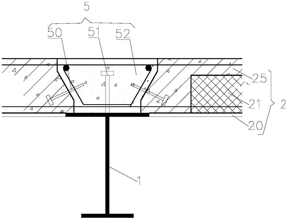 A kind of prefabricated light-weight floor slab and floor slab structure of industrialized building