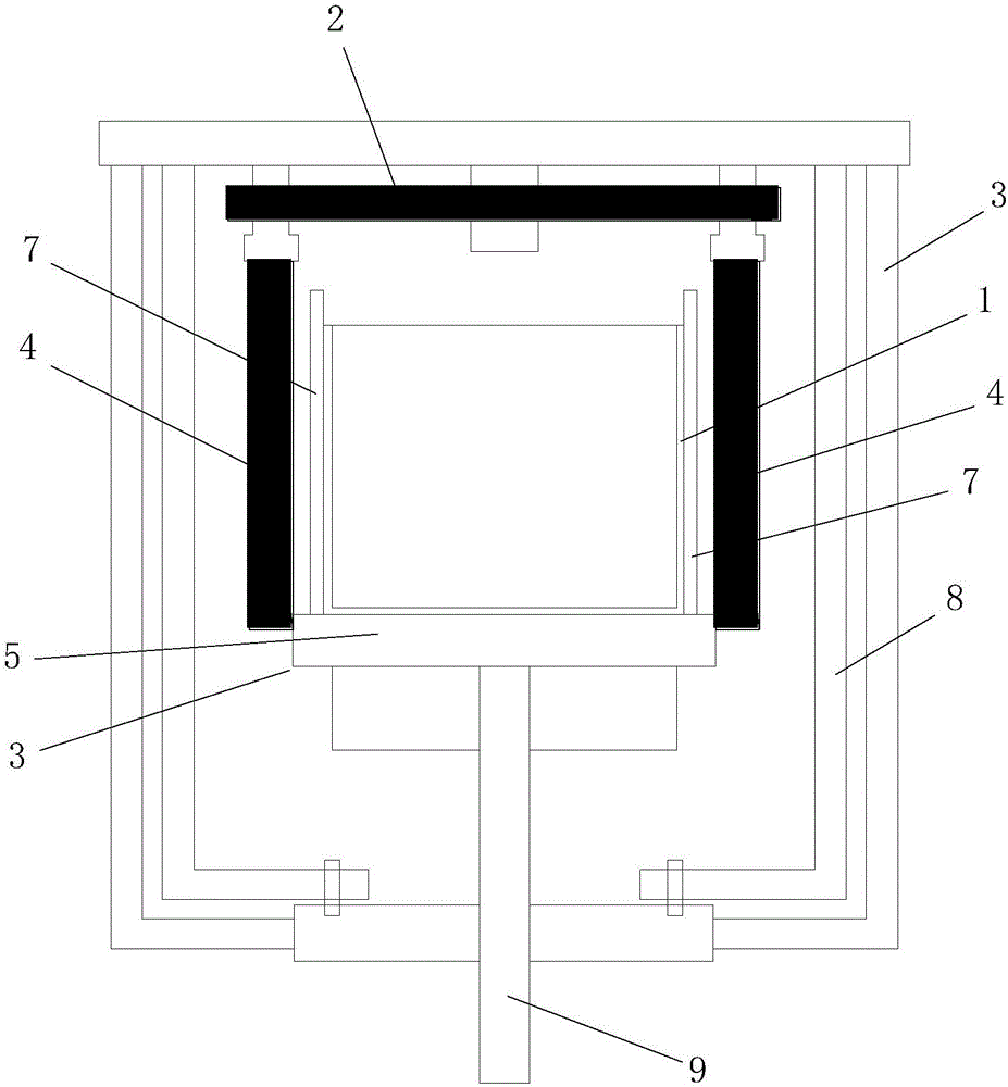 Polycrystalline silicon semi-melting ingot casting method