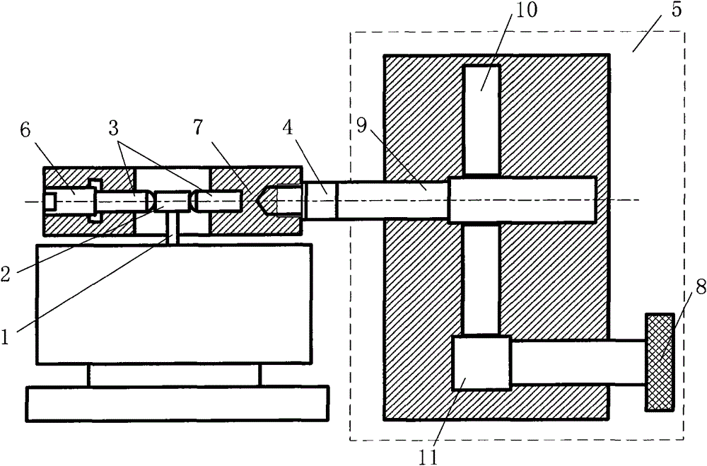 Zero adjusting device for magnetic performance parameter test of torque motor