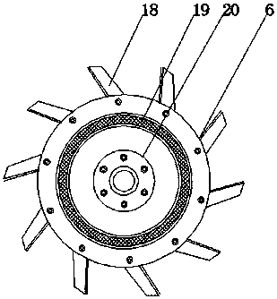 Domestic solid waste recycling treatment device