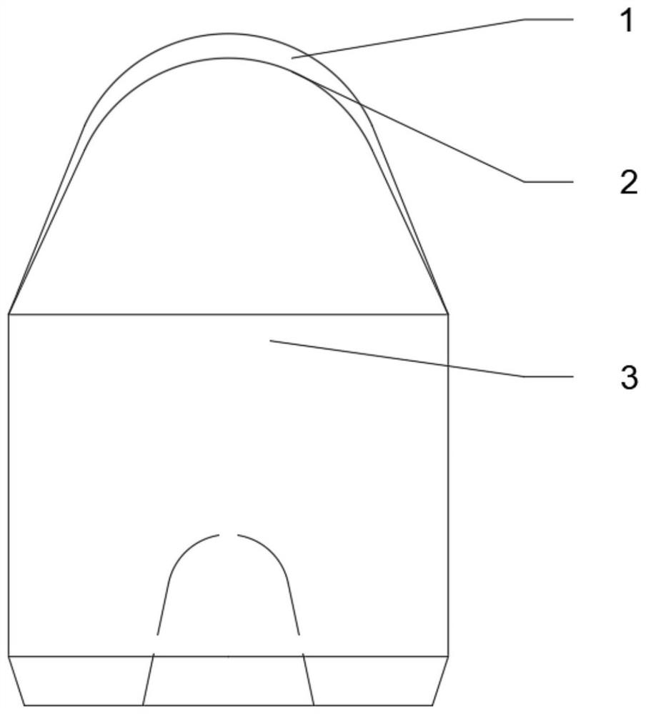 Preparation method of hard alloy drill tooth with high-entropy alloy coating