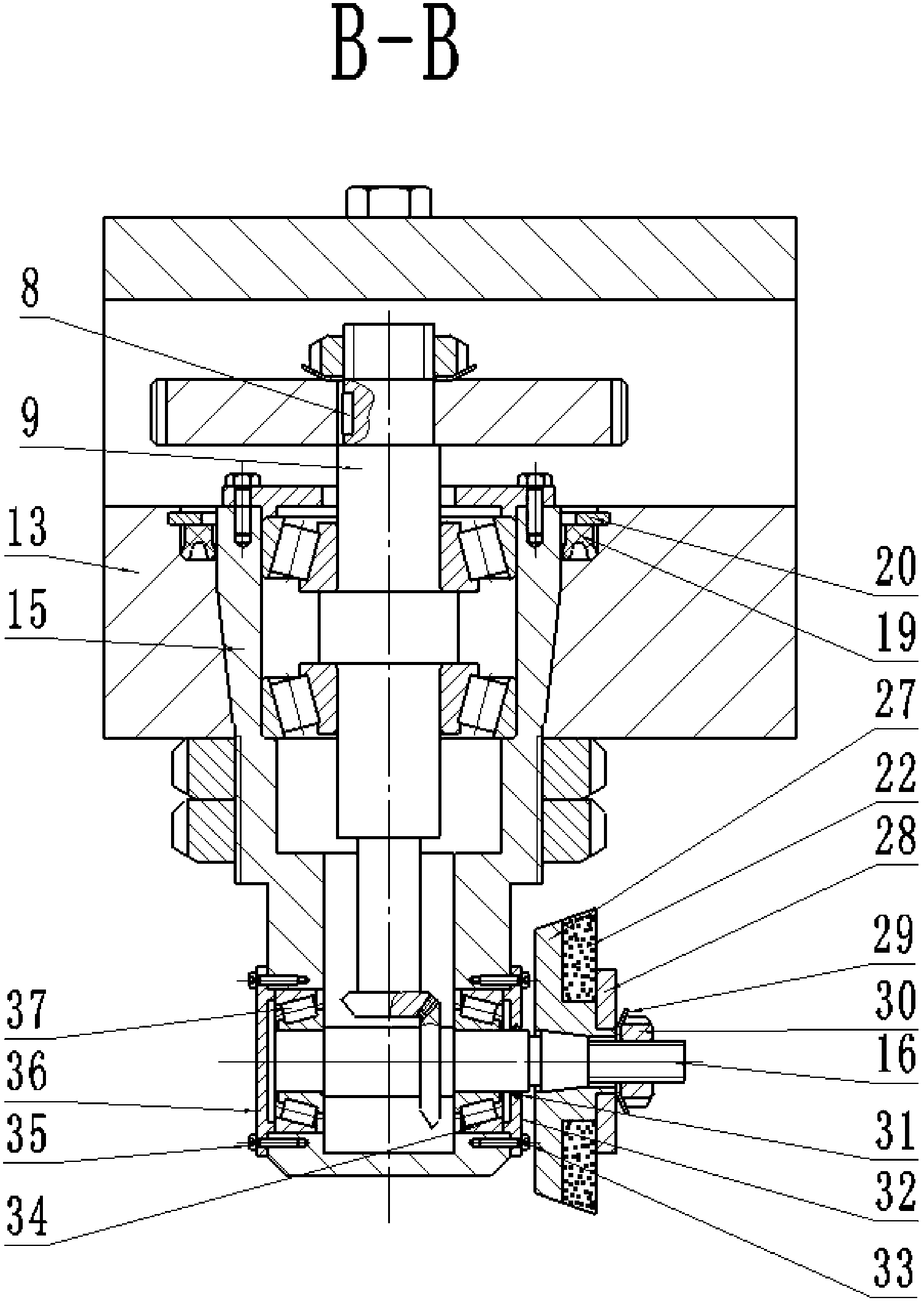 Special milling cutter made of difficult-to-process material