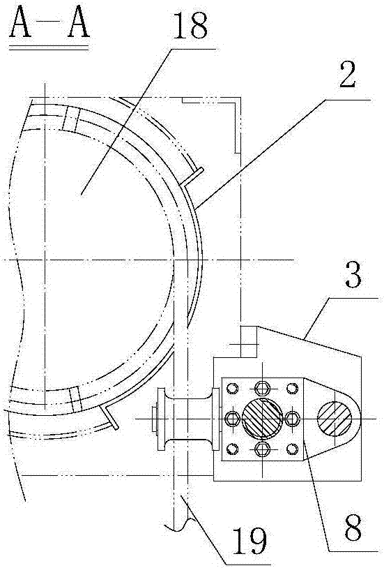 Rope guide with hoop-type rope pressing device and guiding-rod type adjustable rope guiding mechanism