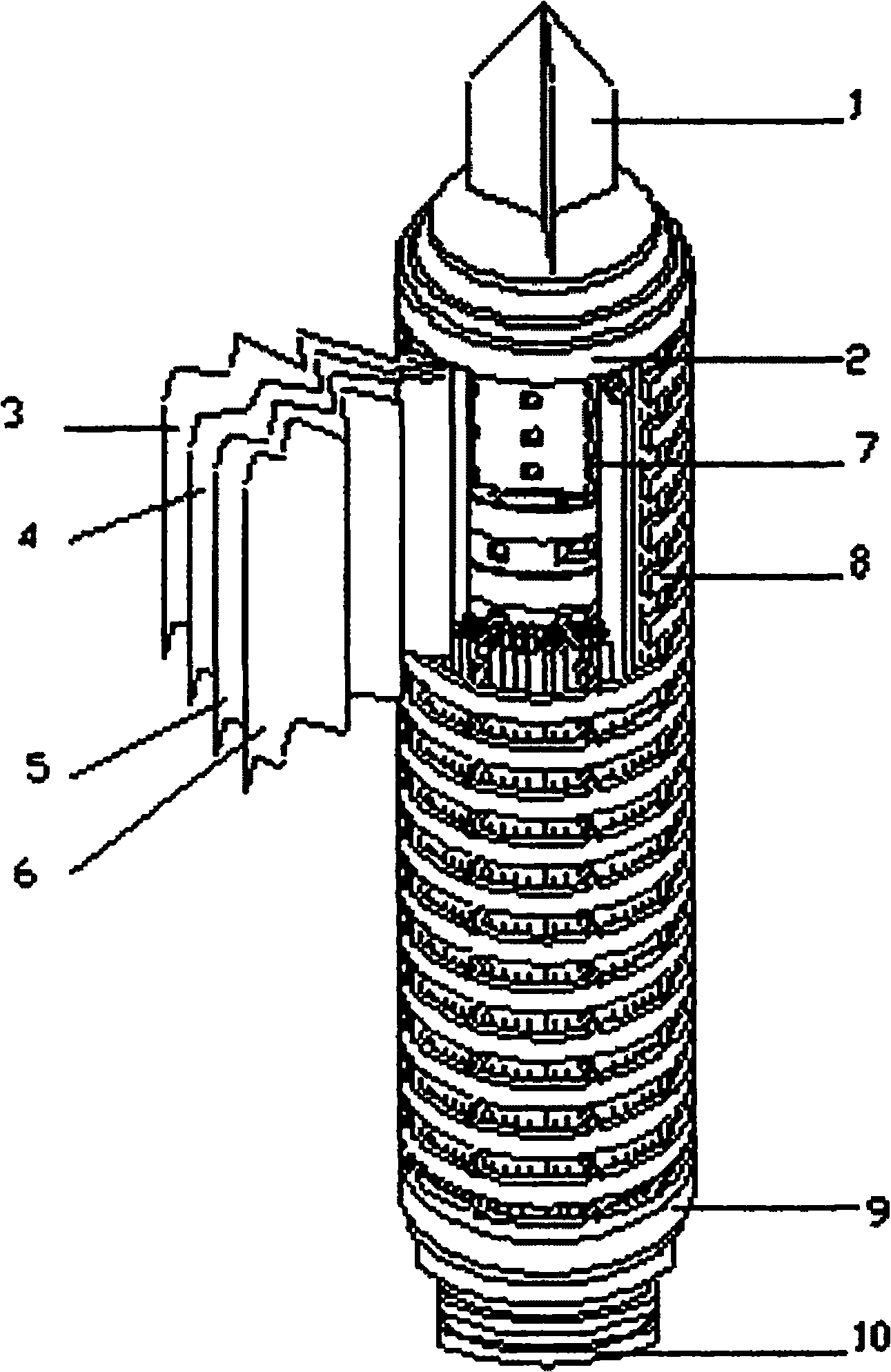 Folding type filter cartridge of polytetrafluoroethylene composite microfiltration membrane