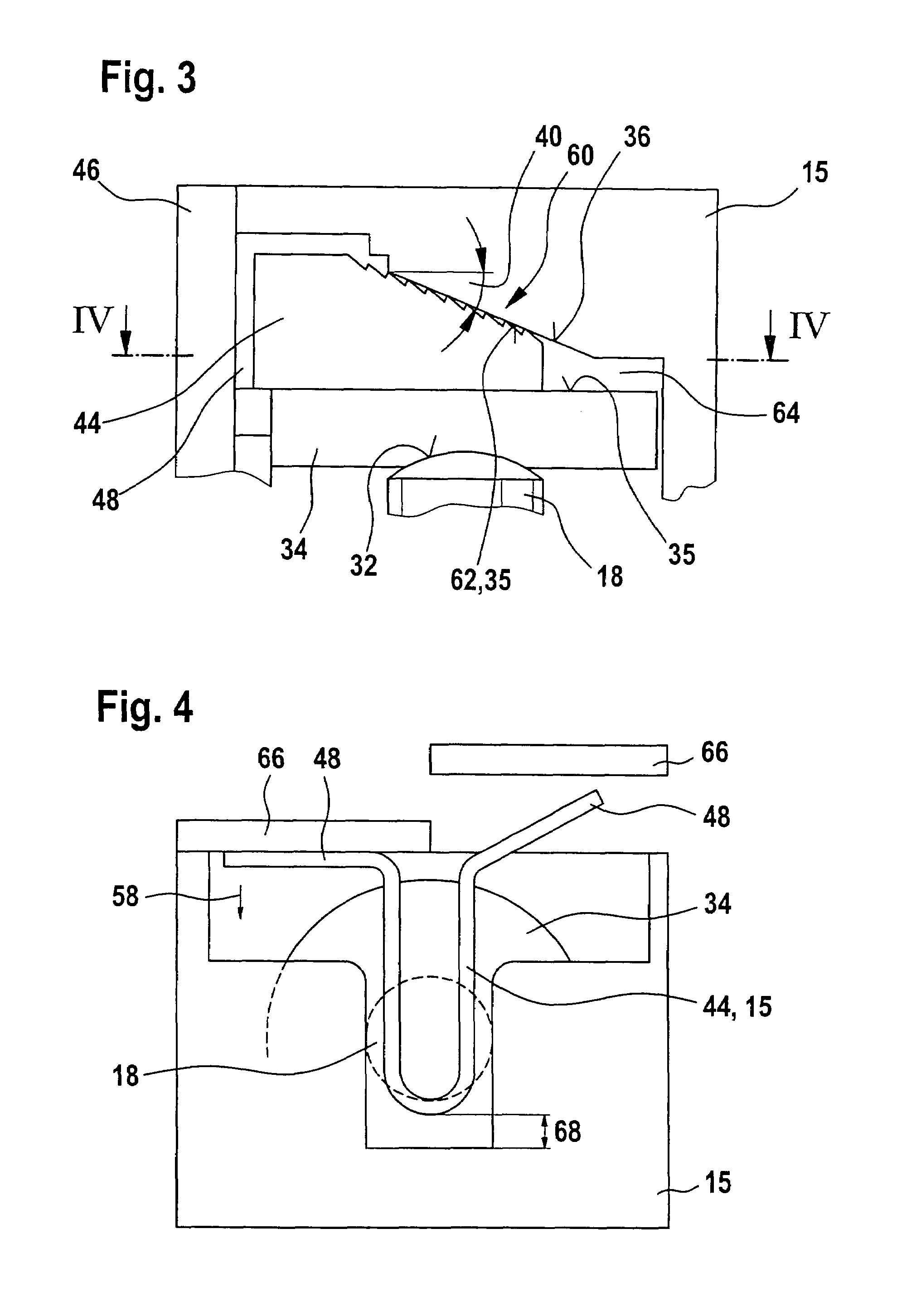 Gearbox drive unit with an inclined stop surface